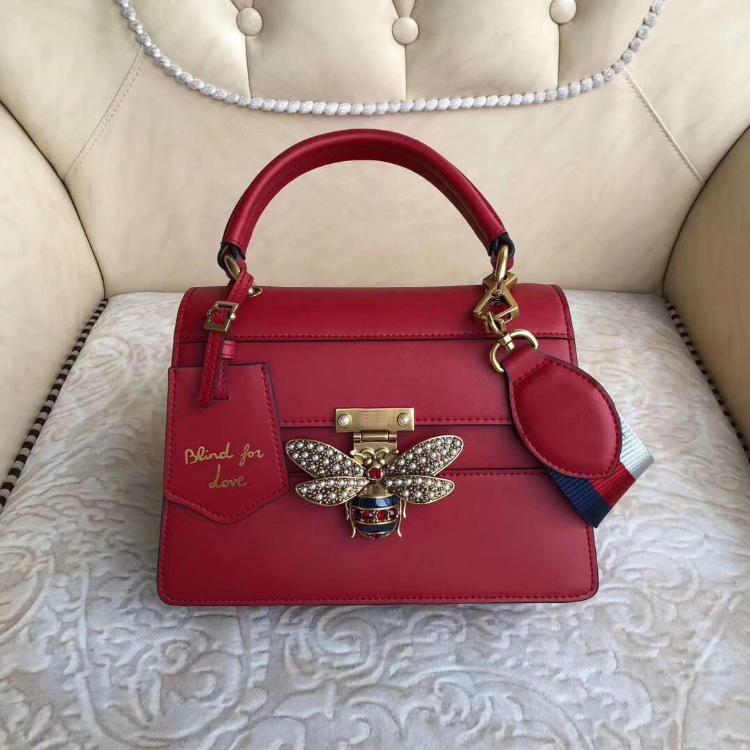 

Designer Handbag Fashion Large-capacity Bee Bag Atmosphere Genuine Leather Luxury Handbag Small Square Bags Wild Tide Shoulder Diagonal Handbags, Shipping packaging bag