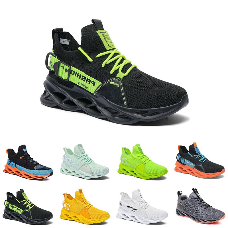 

men running shoes fashion trainer triple black white red navy university blue mens outdoor sports sneakers fifty two