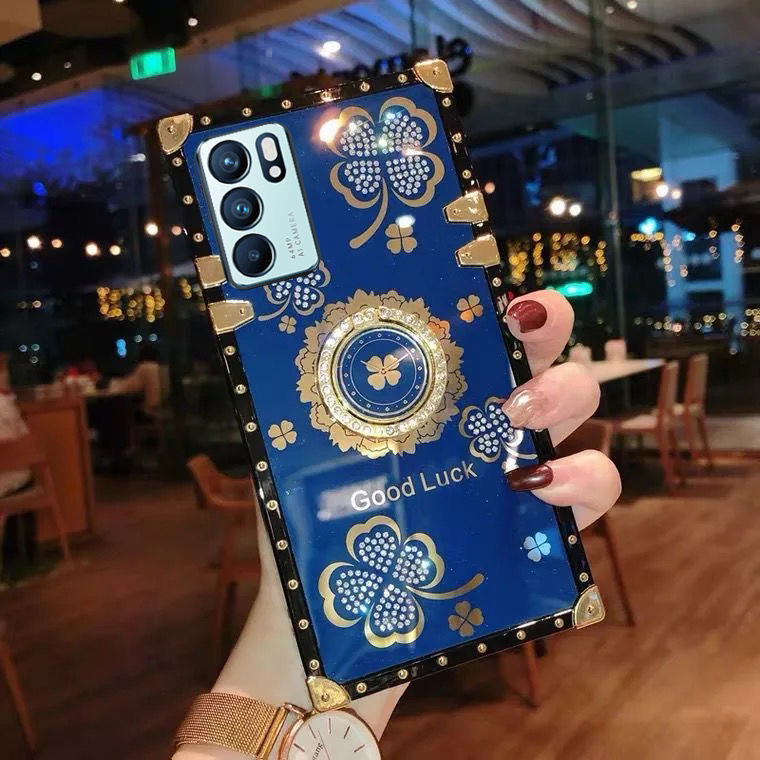

Luxury Bling Rhinestone Phone Cases For OPPO Find X3 Pro Lite Reno 6 6Pro 6Z 5Z 4Z A94 A74 A54 A53 A53s A15 A16 Designer Protective Shell