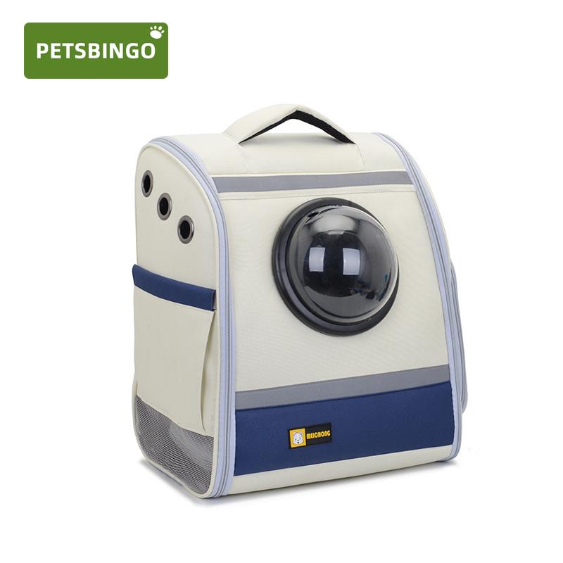 

Pets Bingo Breathable Cat Bag Portable Outdoor Travel Pet Space Backpack Carrier Go Out Side Door Supplies Dog Car Seat Covers