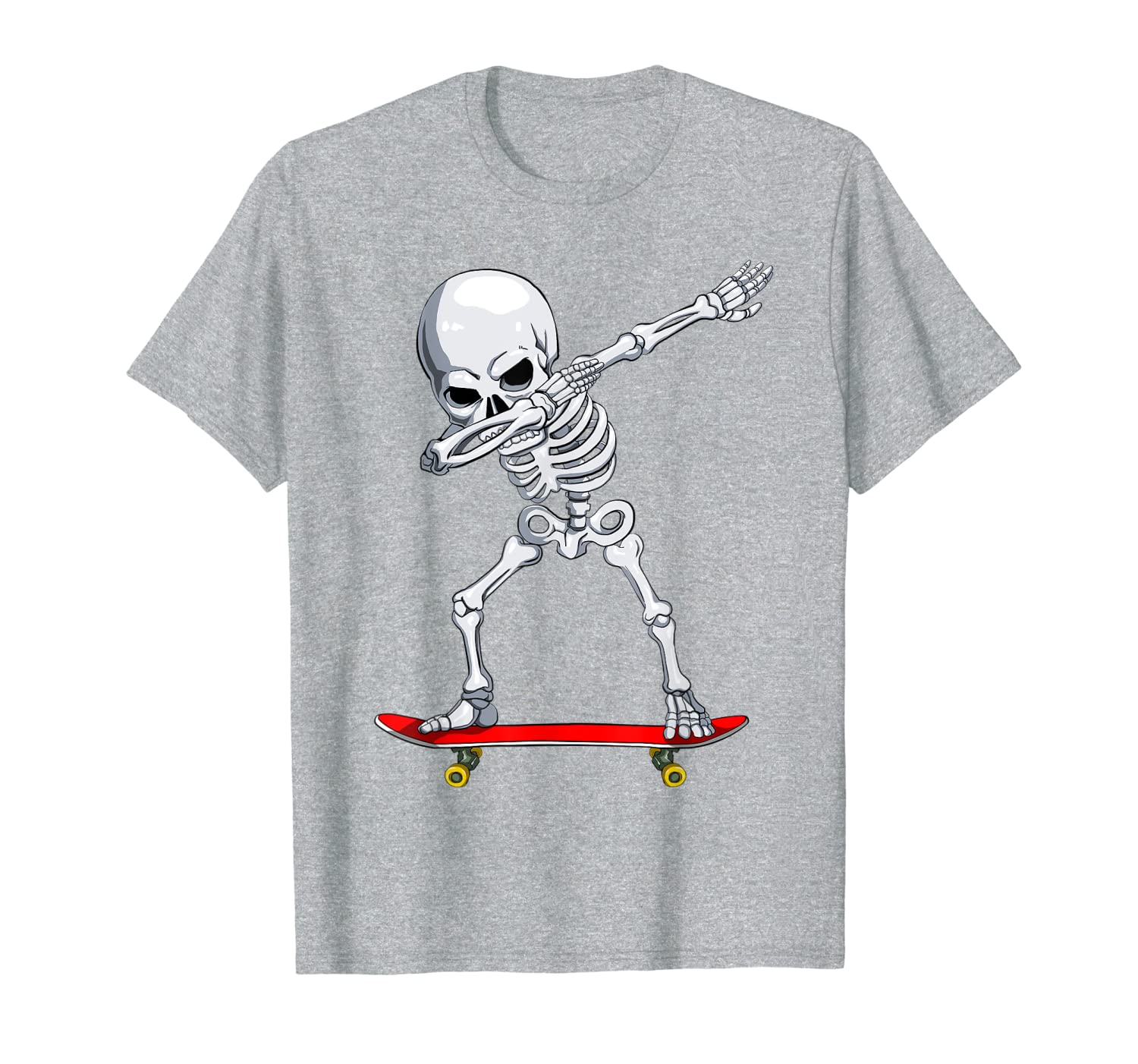 

Dabbing Skate Skeleton Skateboard Clothes, Skater Boys Mens T-Shirt, Mainly pictures