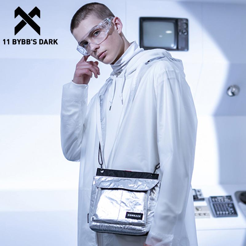 

Waist Bags 11 BYBB'S DARK Fashion Square Shoulder 2021 Hip-hop Sequined Tactical Men Women Streetwear Harajuku Travel Chest Bag