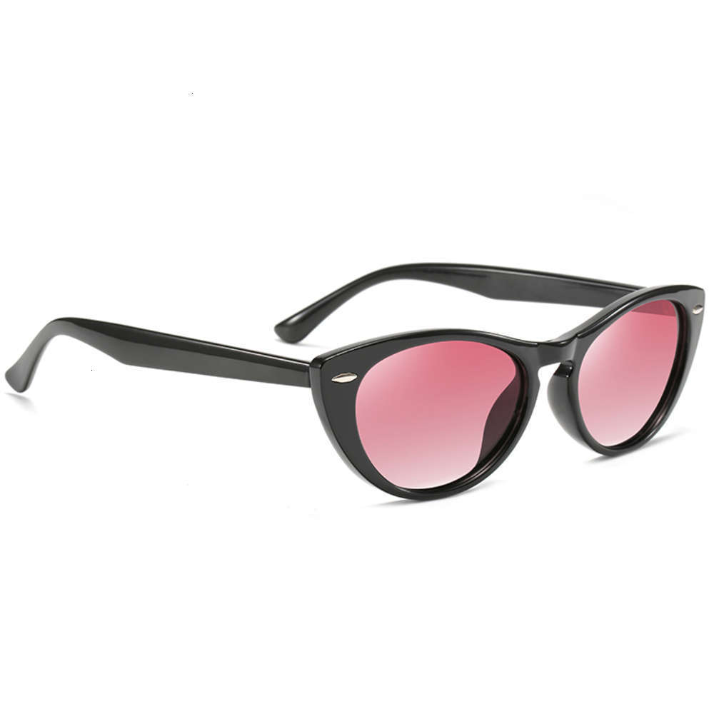 

sunglasses Cat Eye Polarized Female Fashion Small Frame Sun Glasses Lenses Simple Driving Eyewear For Women Sunglasses UV400 CX200706, Black