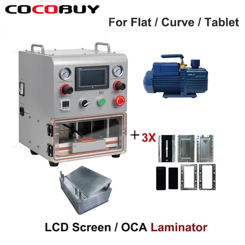 

Power Tool Sets Novecel Q5 OCA Laminating Machine With Pump LCD Screen Polarizer Film Laminator For Mobile Phone Flat Edge Table Repair