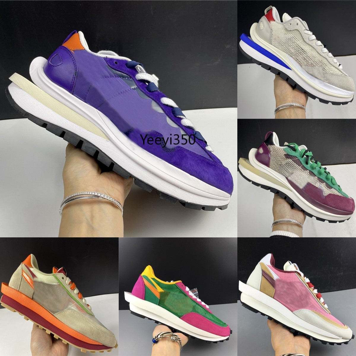 

Waffle Vaporwaffle Mens Women Running Shoes Pegasus Fragment LDWaffle Dark Iris ldv Sesame Noir Sail Pure White Smoke Grey Orange Platinum Trainers Sports Sneakers