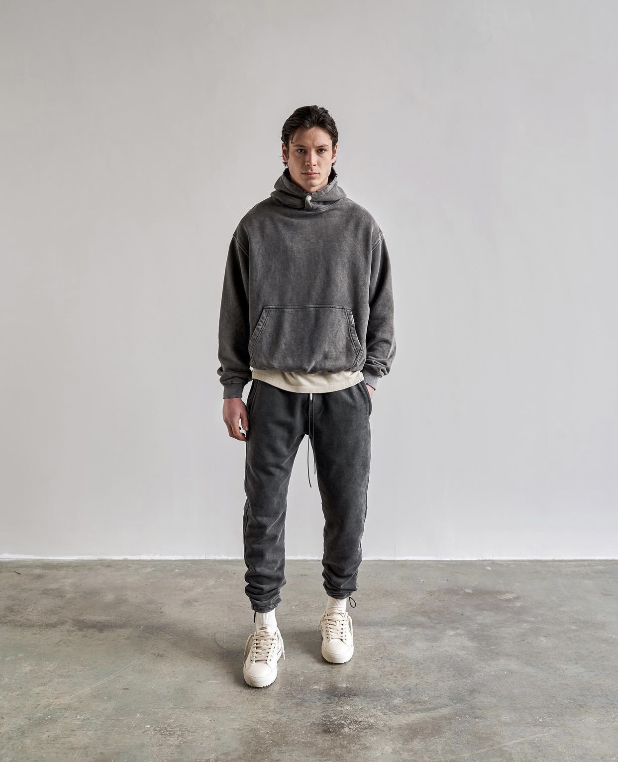 

Casual Sweatshirts Washed Represent Blank Hoodie Men Women 1:1 High Quality Vintage Oversize Pullovers, Brown