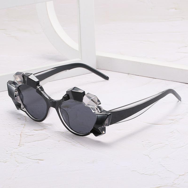 

Sunglasses Fashion Polygon Women Summer Outdoor Sun Glasses Men Black Eyewear UV400