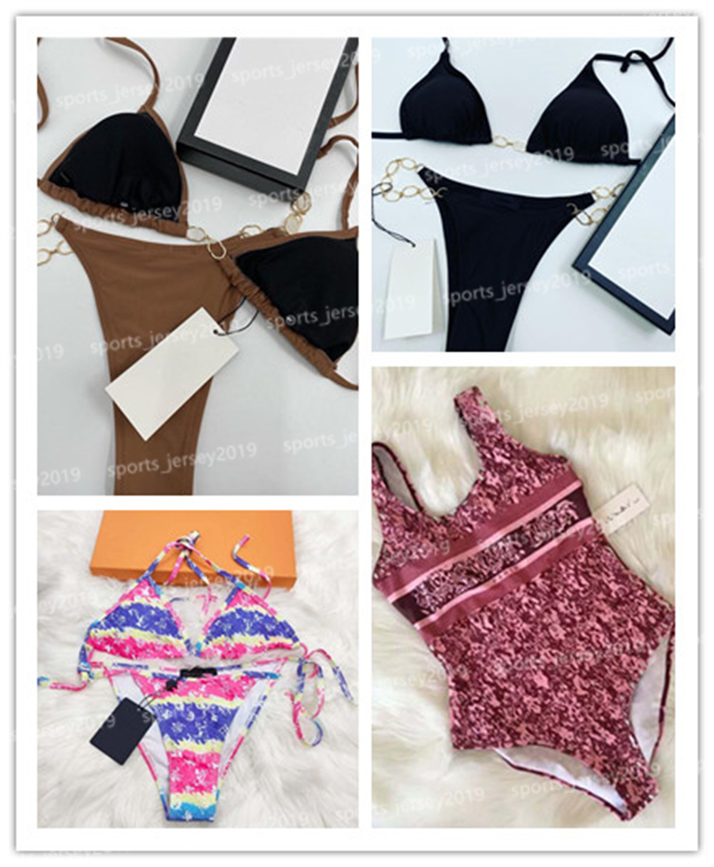 

Women Swimwear INS Fashion Print Lady Bikinis Set Holiday Breathable Elastic Girls Swimsuits Personality Sexy Swimming Bikni