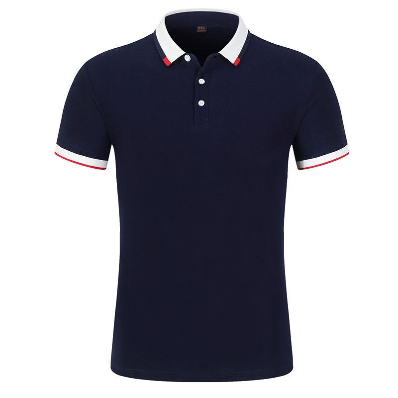 

Men's Polos Shirt Short Sleeve T-shirt 2021 Summer Contrast Lapel Loose Collar Half Fashion, Grey marl