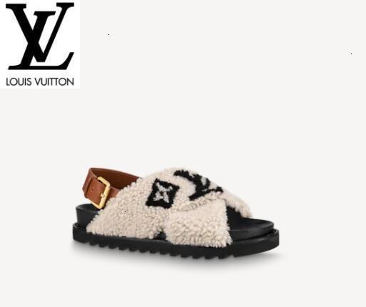 Sandals Designer Luxury 1A8QK2 PASEO COMFORT Flats FLAT SANDALS Women Slippers Mules Ballet Slides Thong Boots Booties Pumps VHUY
