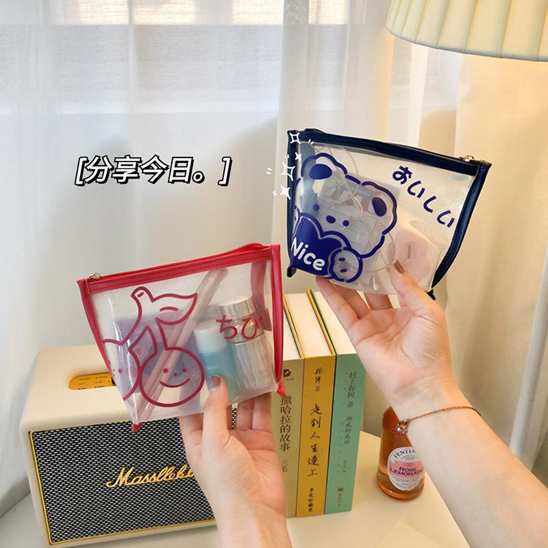 

Cosmetic Bags & Cases W&G Cartoon Creative Waterproof Transparent Bag Ins Wind Travel Portable Toilet Pvc Storage