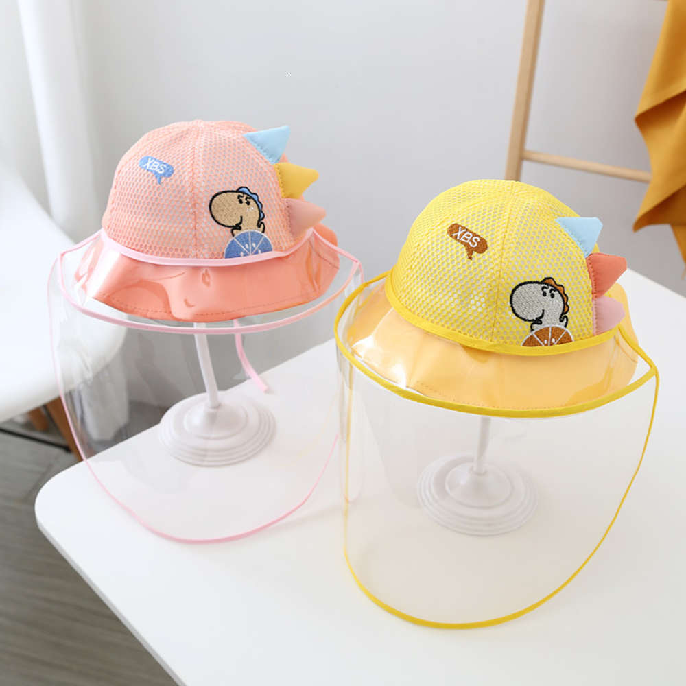 

droplet Baby Hat summer thin baby fisherman's hat children's protective cover sunscreen sun, Yellow