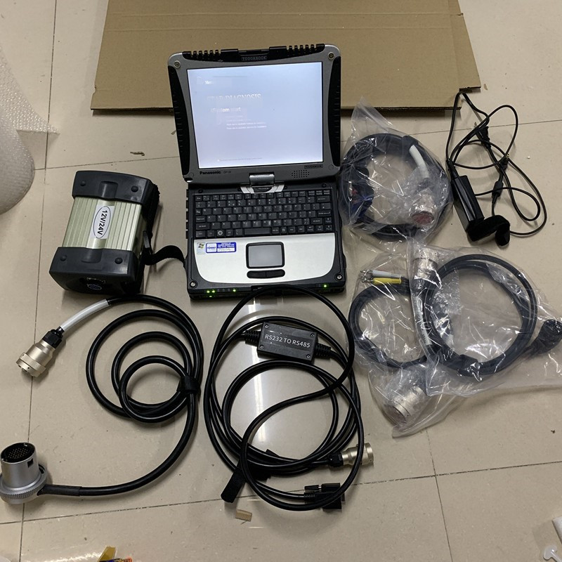 

mb star c3 with diagnostic computer used laptop cf19 4G and 320GB HDD High Quality software installed Ready to use