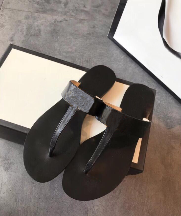 

Luxury brand Designer Flip Flops Leather Slippers Summer Women Black Slide Sandal SlipperCasual Shoes Fashion Top Quality, Color 7