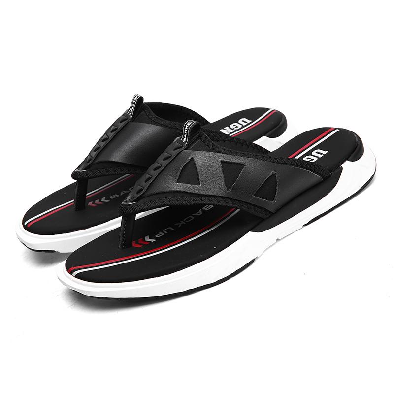 

Slippers Cuir Sandals Hombre Da Sandles Herren 2021 Masculina Uomo Men Erkek Man Outdoor Sandale Sandalet For Sandalen Ete Leather Heren, Black