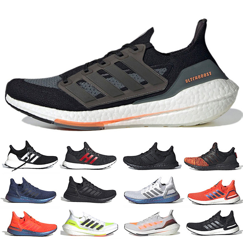 

ultra boost 2021mens running shoes sneakers White red Triple Black Sub Green Solar Yellow Sashiko Night Flash Grey Black Blue Oxide men women trainers sports shoe, Item#16