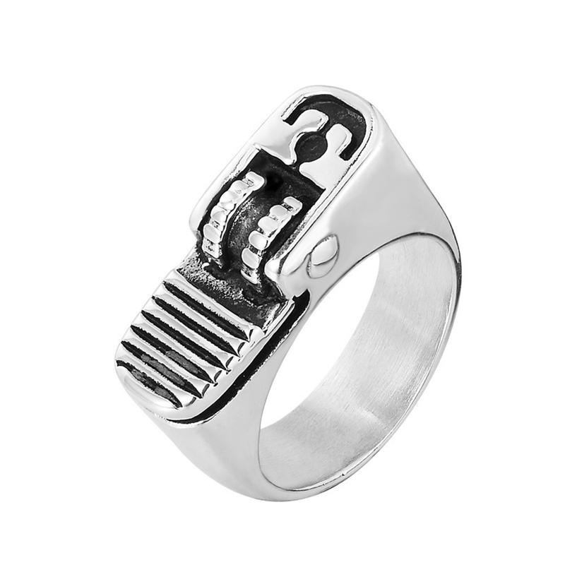 

Design Cigarette Lighter Ring For Women Bijoux Simple Jewelry Friendship Gift Wholesale Stainless Steel Engagement Bands Wedding Rings