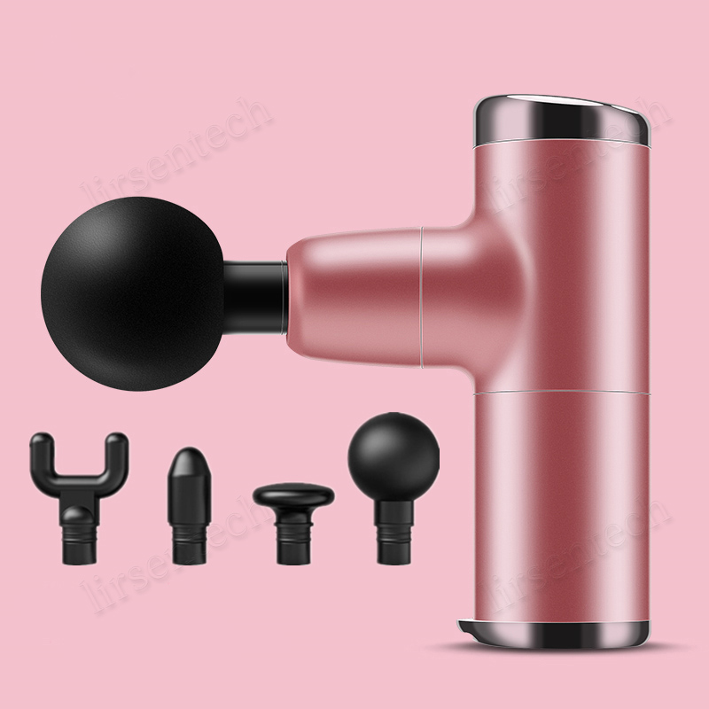 

Digital 24v Massage Gun Heat Therapy Lcd Screen Handheld Deep Tissue Electric Usb Percussion Sport Fascia Muscle Mini Booster New Design