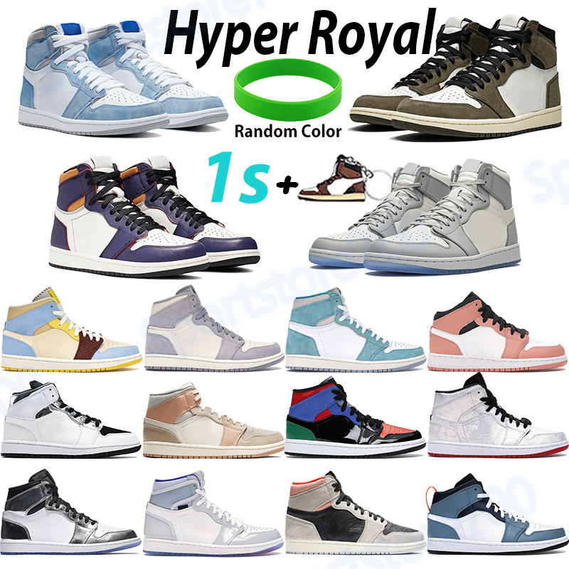 

Rust Shadow 1 1s Basketball shoes hyper royal mid pink quartz la to chicago white racer blue pale ivory men women sneakers, Bubble wrap packaging