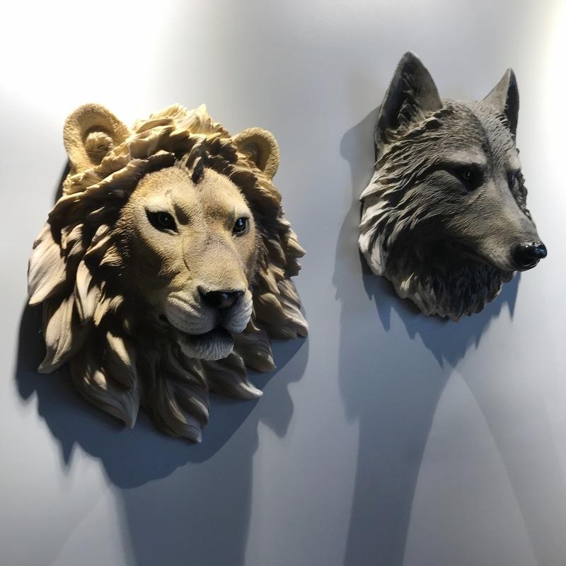 

Decorative Objects & Figurines Animal Head Wall Decoration Statues Room Bedroom Home Decor Scandinavian Style Jamaica Interior