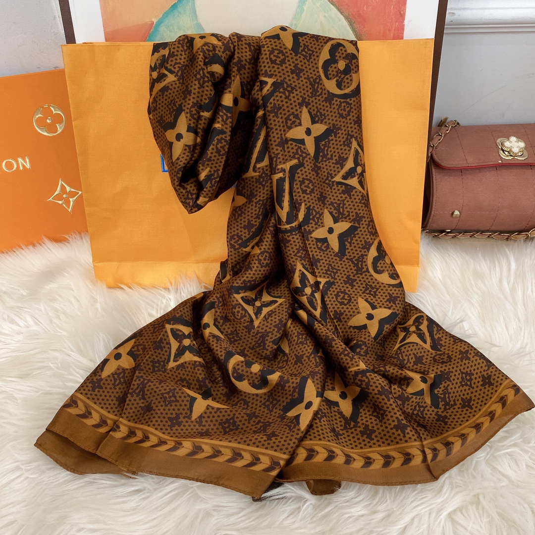 

Gift box packaging France designer brand 100% silk scarves of woman solid colors soft fashion Shawl elegant Men and women scarf square size, Blue;gray