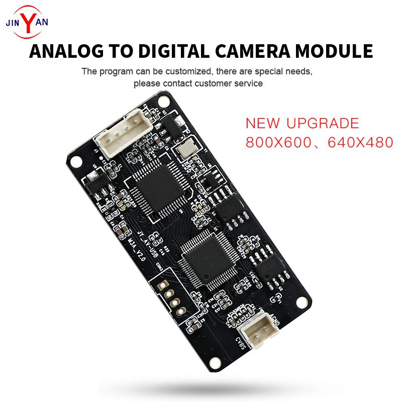 

Analog To USB Digital Signal CVBS Camera Snowflake AV Video Conversion Module Board Webcams