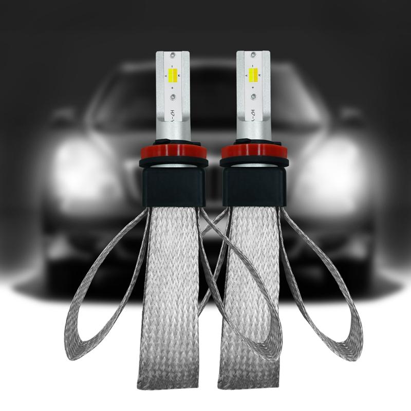 

Car Headlights 2021 T9-CSP H8/H9/H11 LED Headlight Kit Bulbs Conversion White Lamps