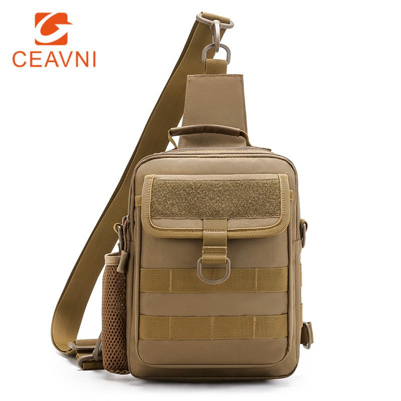 

Backpack Men Military Shoulder Bag Tactical Chest Pack Molle Running Pouch Small Pocket Travel Camping Outdoor Messenger Bags