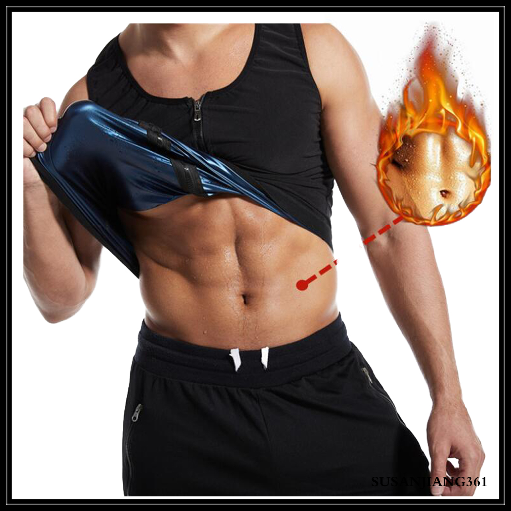 

EPACK Zipper Belt Man Women Original Unisex Sweat Sauna Shaper Waist Trainer Vest Corset Slimming Sports Tank Top Shapewear, Transparent