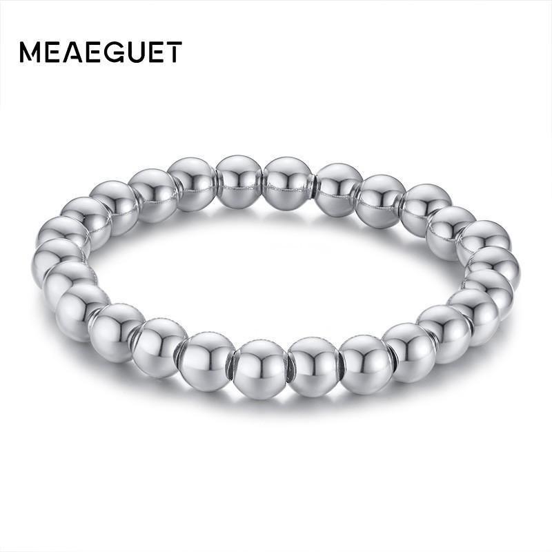

Stainless Steel Jewelry Charms Beads Bracelets Bangles Femme Gifts For Men Braslet Beaded, Strands, Black