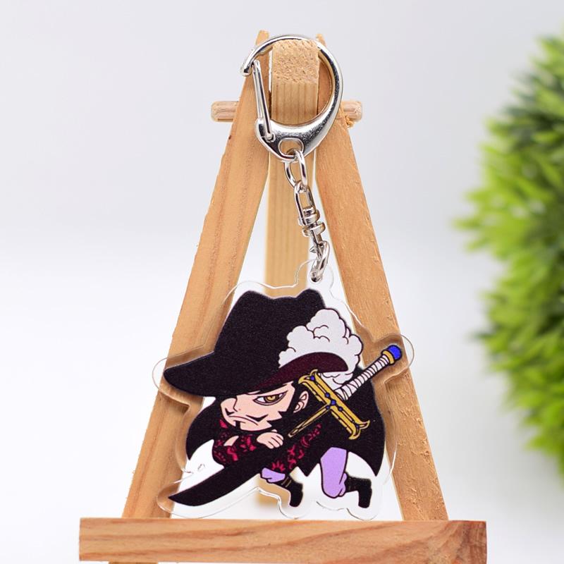

One Piece Keychain Anime Keyring Accessories Keychains, Silver