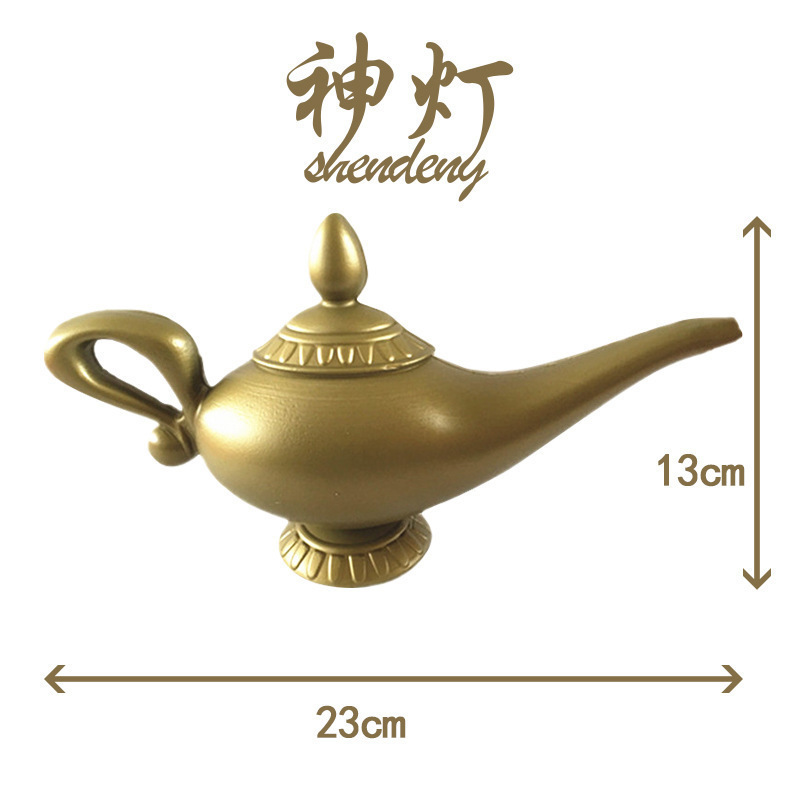 

New Halloween Carnival ball party supplies plastic Aladdin magic lamp performance dress up props