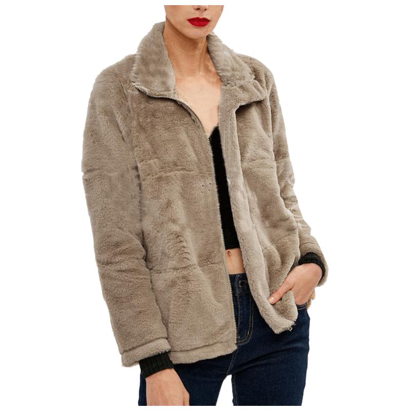 

Women's Jackets Women Autumn Winter Cardigan Long-sleeved Lapel Double-faced Fleece Casual Solid Color Keep Warm Coat Jacket, Black;brown