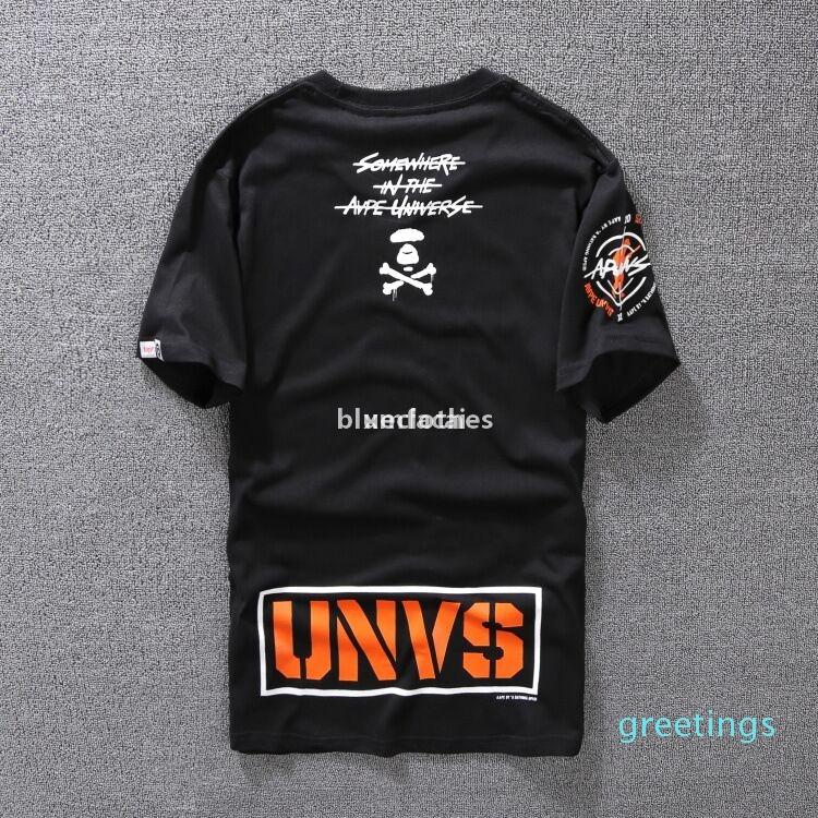 

Women 'S Men Tops Tees New Short Sleeve Brand Letter Print Tshirt O -Neck Slim Cotton Women T -Shirt Tops Fashion Mens Tee k, White;black