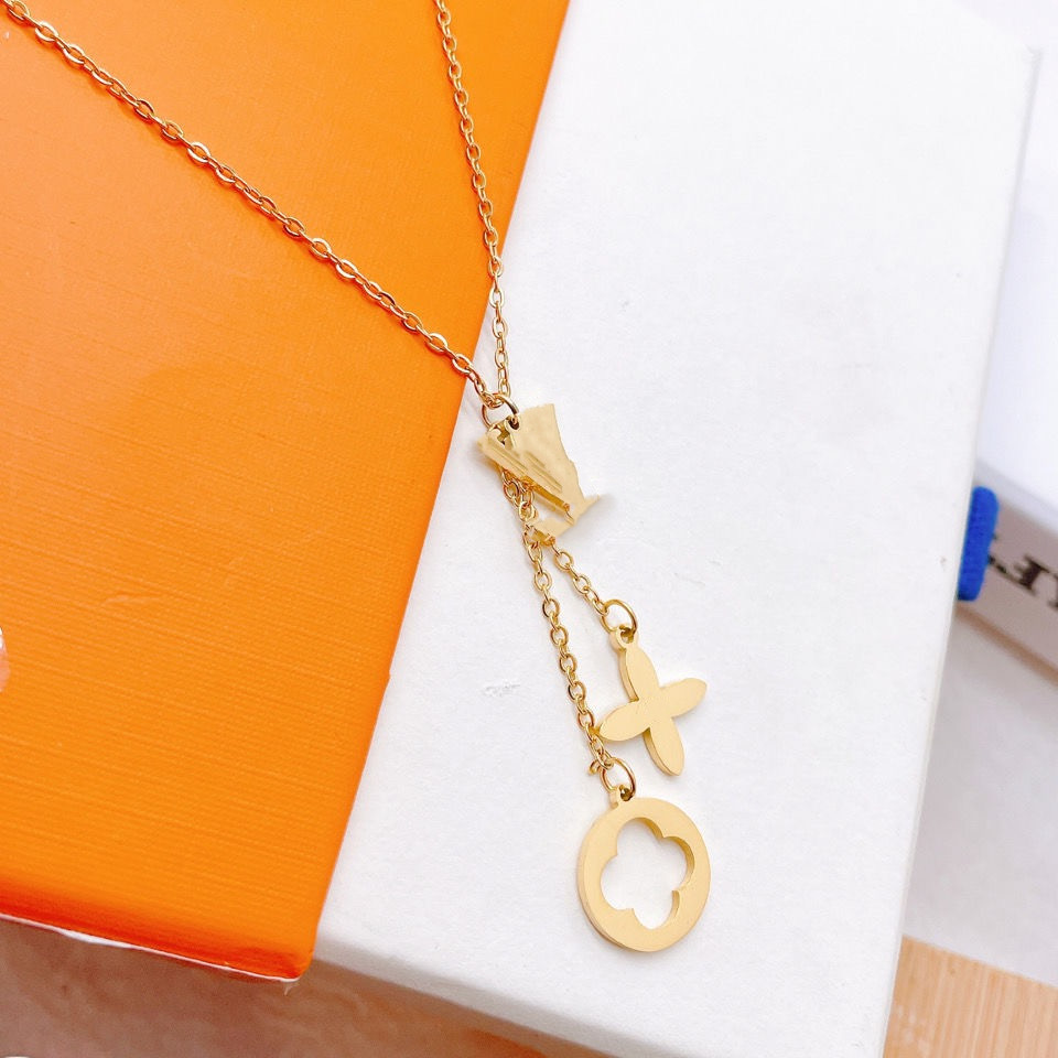 

Luxury Pendant Necklace Pendants Fashion for Man Woman Highly Quality Women Party Wedding Love Necklaces gift hip hop jewelry