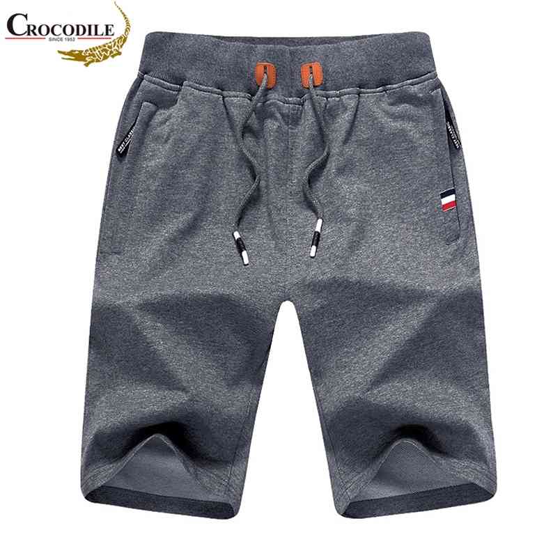 

C brand Male Sweatpants Jogger Shorts work shorts Capris men's Casual Pants summer sports loose 210629, Dark blue
