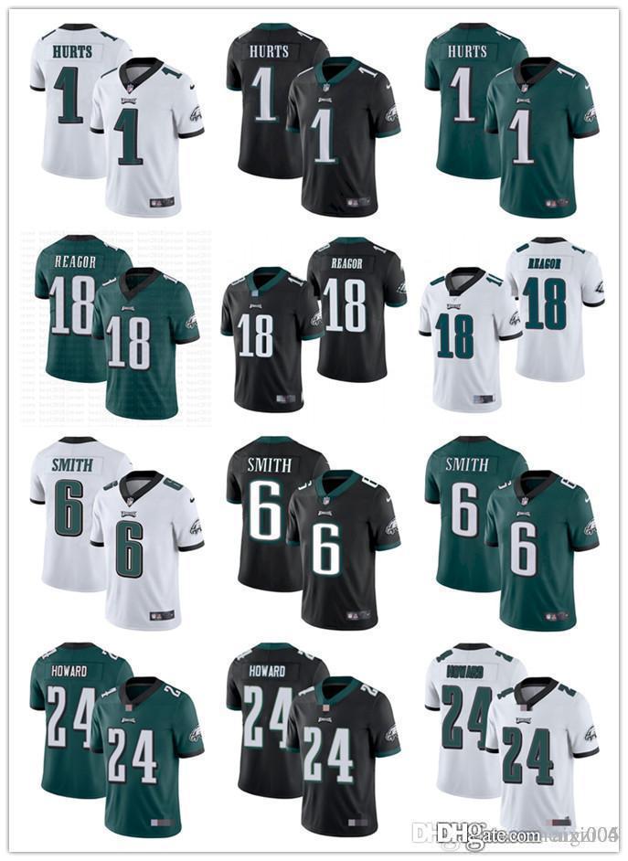 

Mens Womens Youth PhiladelphiaEagles6 DeVonta Smith 26 Miles Sanders 24 Howard 1 Jalen Hurts 18 Jalen Reagor CUSTOM Jersey, Colour