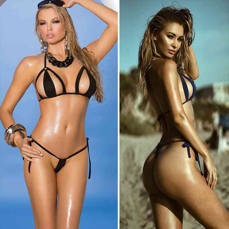 Sexy Bikini Womens Swimwear Micro Bikini Sets Mini G-string Thongs Bathing Suit Summer Swimsuit Beachwear Female-image-747340166