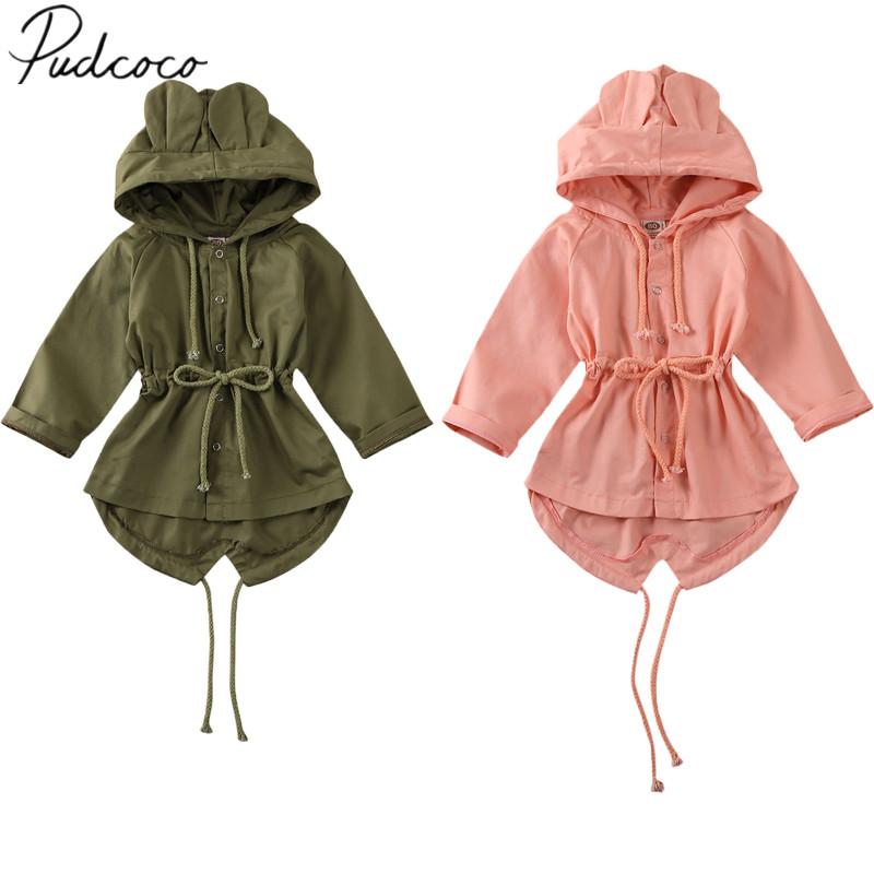 

Baby Summer Clothing Toddler Kids Girls 3D Ear Hoodie Tops Coat Hooded Jacket Outwear Long Sleeve Clothes, Blue;gray
