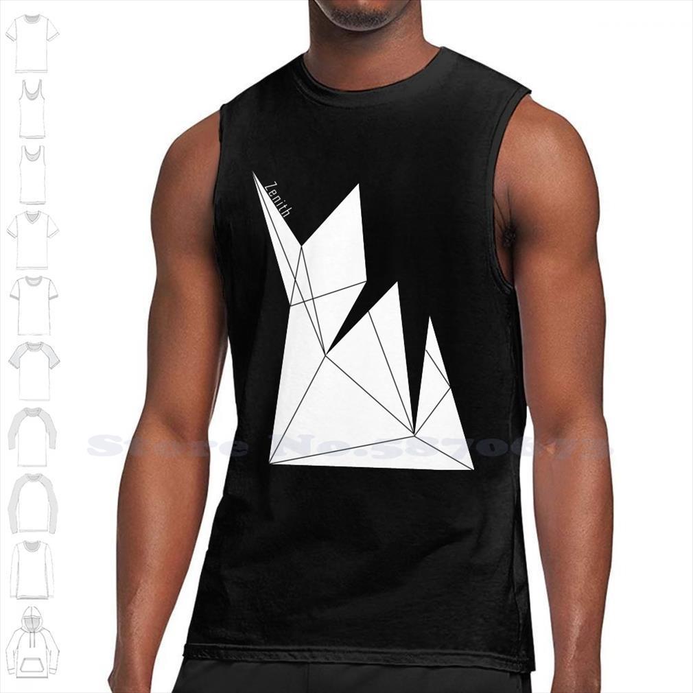 

white black sleeveless tank men women modern minimal geometric graphic