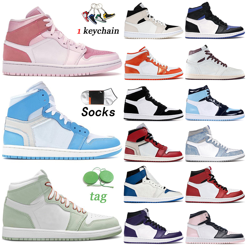 

Authentic Jumpman 1 1s Basketball Shoes Mid Digital Pink University Blue Seafoam Mens Women Size US 13 Trainers Barely Orange Game Royal UNC Chicago Sports Sneakers, C2 hand crafted 40-47.jpg