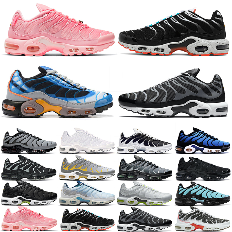 

tn plus men women running shoes triple Black Aquamarine white Atlanta Crater Psychic Blue Volt Deluxe mens trainers outdoor sports sneakers fashion, 18