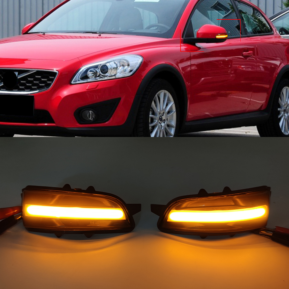 

1Set Dynamic Turn Signal Light LED Rearview Side Mirror Light Blinker Indicator Light For Volvo S40 S60 S80 C30 V50 V70