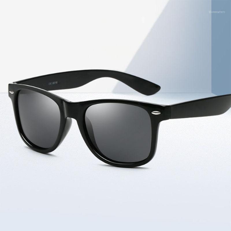 Sunglasses Vintage Rivets Polarized Men Women Driver Square Prescription 0 -0.5 -1.0 -2.0 To -5.0