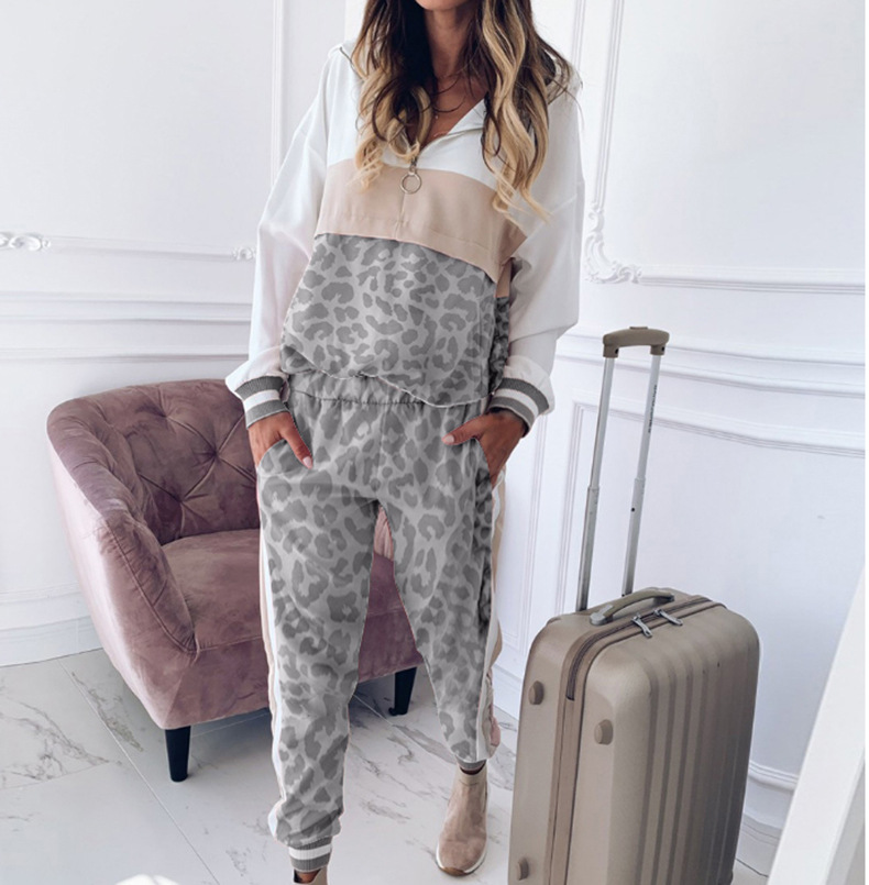 

Women Tracksuit 2 Pcs Sports Long Sleeve Sweatshirts Thin Fleece Joggers Suits Running Set Workout Spring Sportswear, Gray