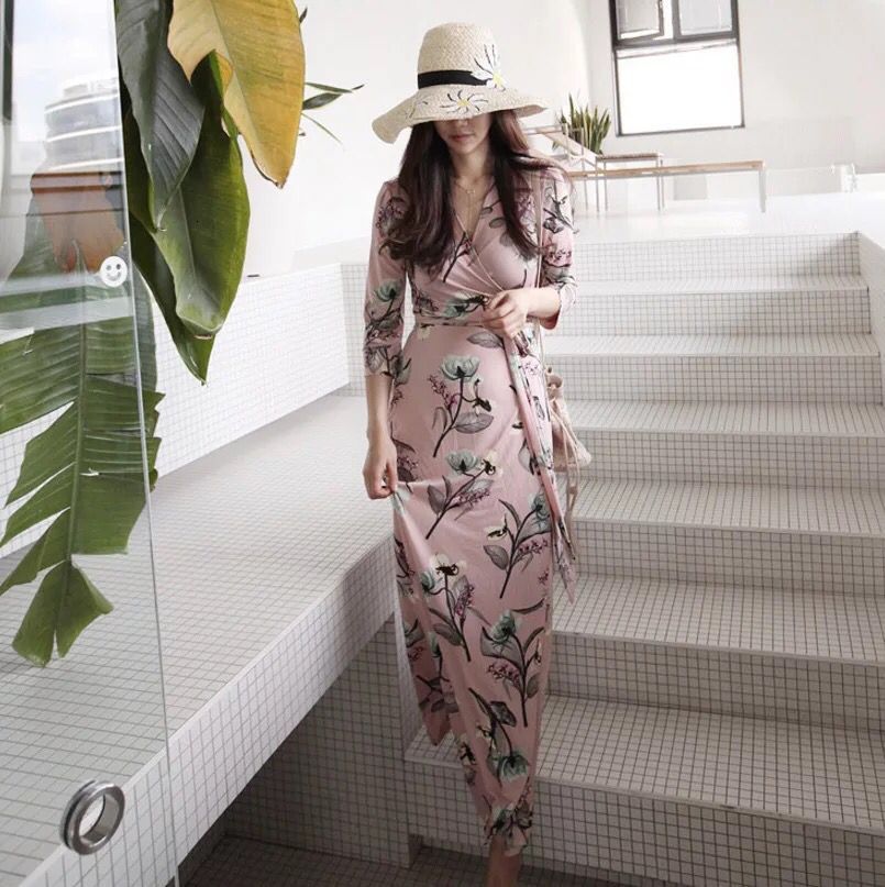 

dress 2021 spring and summer style elegant print large women's slim skirt, White;black