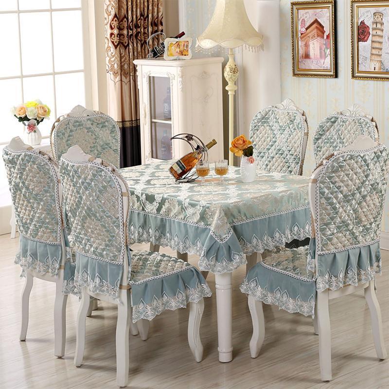 

Nordic Style Modern Wedding Tablecloth Set High Quality Table Cloth Chair Cover Kitchen Dining Party Tablecloths