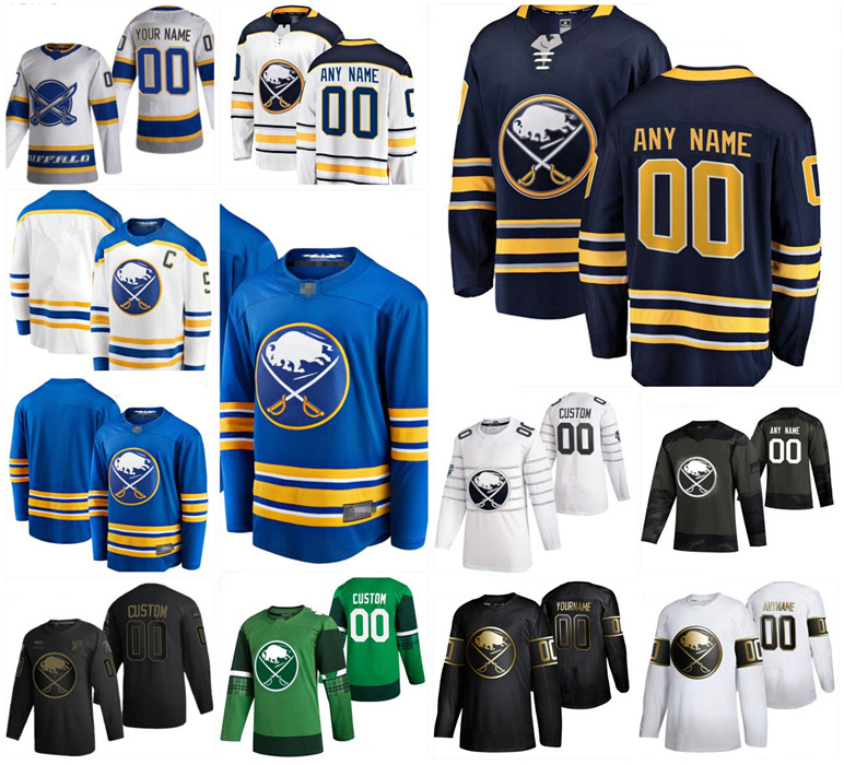

BUFFALO SABRES 9 Jack Eichel Hockey Jerseys 53 Jeff Skinner 21 Kyle Okposo 26 Rasmus Dahlin 32 Michael Houser 47 Aaron Dell Custom Stitched Men Women Youth Jersey, Colour 15