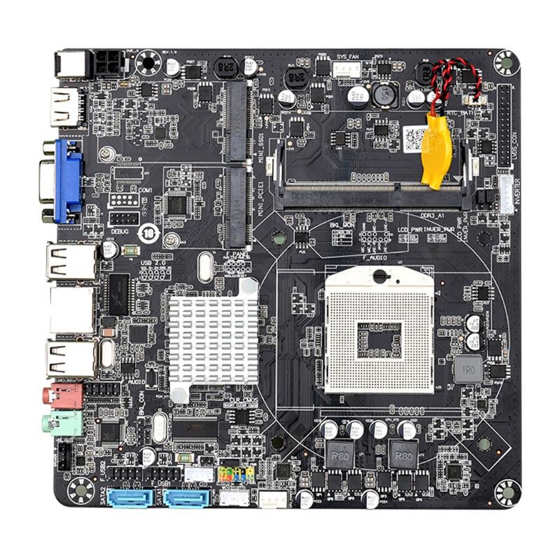 

Motherboards 11UB HM55B PGA988 Desktop PC Motherboard DDR3 SATA II Mini ITX Mainboard For Host / HTPC Advertising Machine Radio