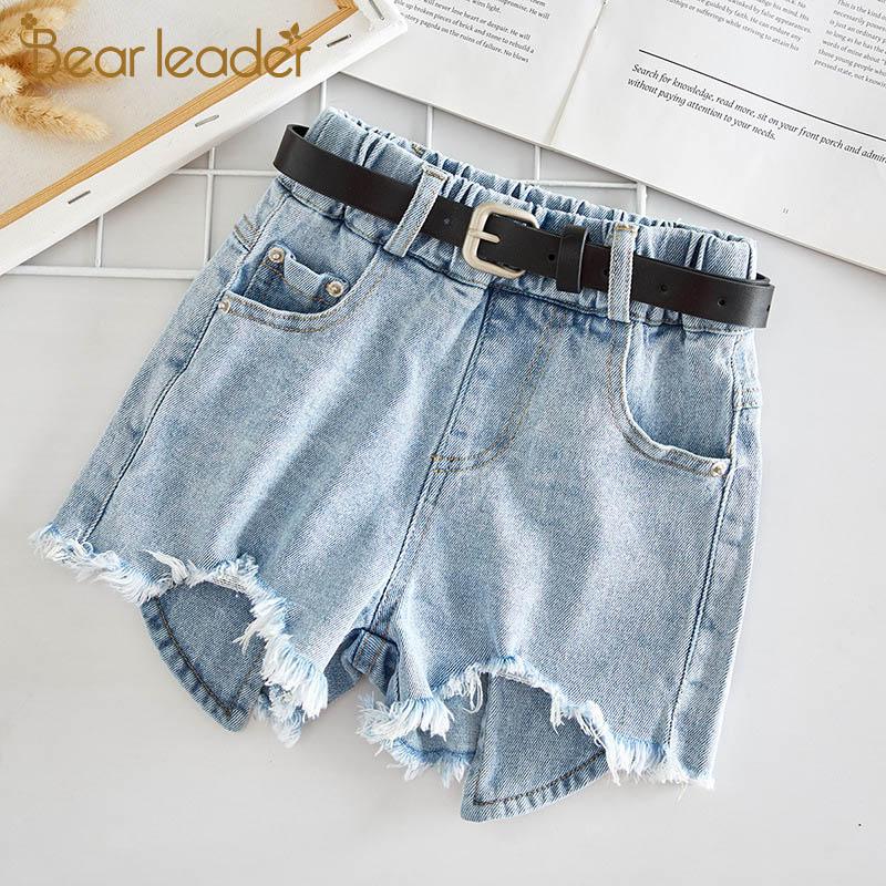 

Bear Leader Girls Kids Casual Shorts Summer Children Fashion Short Pants Toddler Baby Denim Girl Cool Clothing 2-7Y, Black